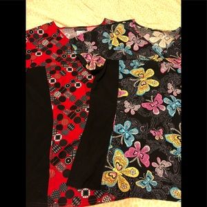 2 Cherokee scrub tops